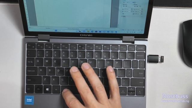 Chuwi MiniBook X Review: Kleines Windows 11 Convertible Mit IN100, 12GB/512GB /Moschuss.de