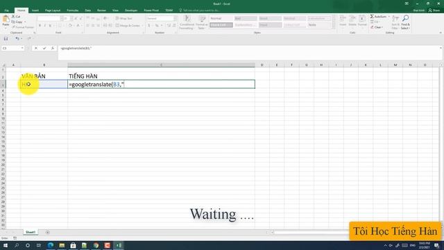 Biến Excel thành google dịch -Google Translate -Dịch Việt Hàn, Anh -Hàn смотреть онлайн