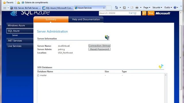 1 Créer sa première base avec SQL Azure смотреть онлайн