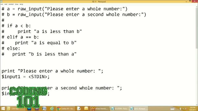 Coding 101 22: Perl: Ifs, Thens, and Regular Expressions смотреть онлайн