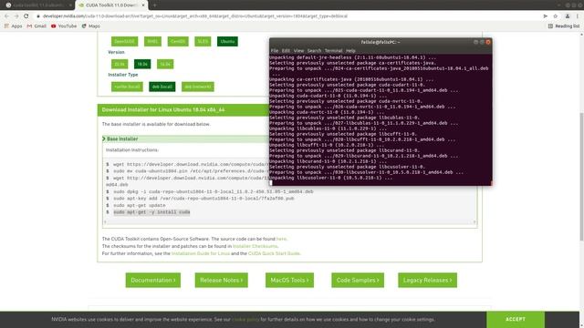 Install Cuda Toolkit