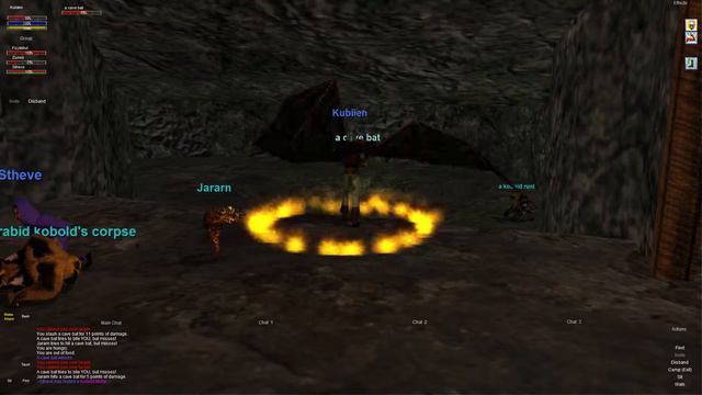 Everquest old school : Part 3 - Entrance Group - Warrens - Half Elf Bard смотреть онлайн