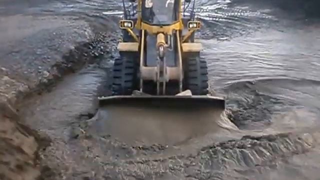 Погрузчик.Работа на колыме