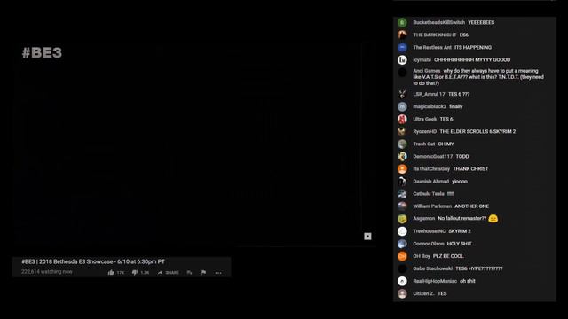 Bethesda E3 2018 Showcase - Chat Reaction to Starfield & The Elder Scrolls VI смотреть онлайн