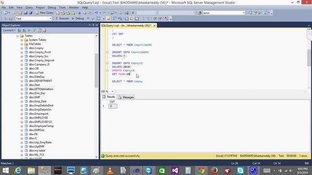 SSIS 13 Execute SQL Task and BreakPointa смотреть онлайн