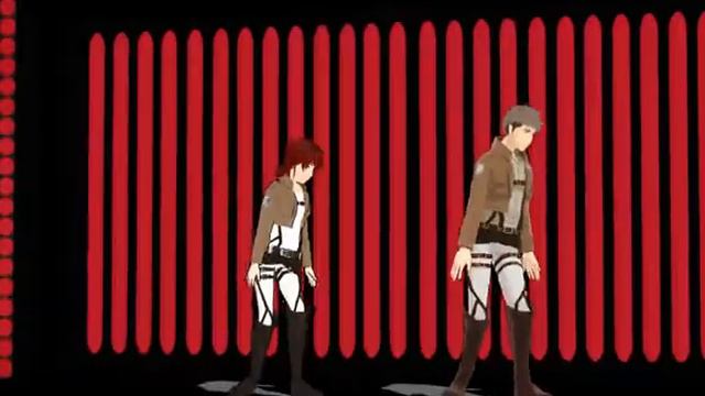 MMD Isabel & Jean - Elektrika (Shingeki No Kyojin) смотреть онлайн