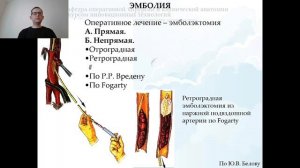 Лекция «Хирургия сосудов – история, задачи, успехи и перспективы»