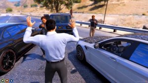 ЗА МНОЙ И ВИТЕЙ ОПЕРОМ ВЫЕХАЛИ ЗЛЫЕ БАНДИТЫ! ПОГОНЯ НА BMW M5 И CLS 63! РЕАЛЬНАЯ ЖИЗНЬ ГТА 5