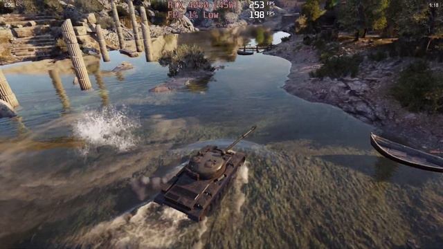 ? NVIDIA GeForce RTX 4050 [Laptop, 45W] - World of Tanks gameplay benchmarks (1080p) смотреть онлайн