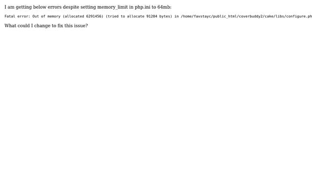 Out of memory PHP issue (2 Solutions!!) смотреть онлайн
