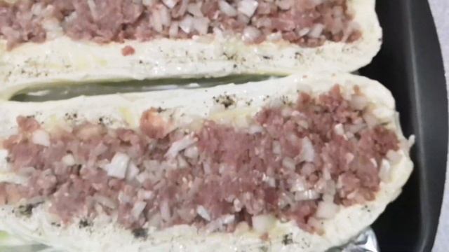КАБАЧОК, фаршированный ФАРШЕМ, вкусный-превкусный смотреть онлайн