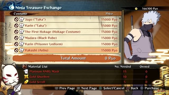 Naruto Shippuden Ultimate Ninja Storm 4 - Ninja Treasures / Costumes Screenshots смотреть онлайн