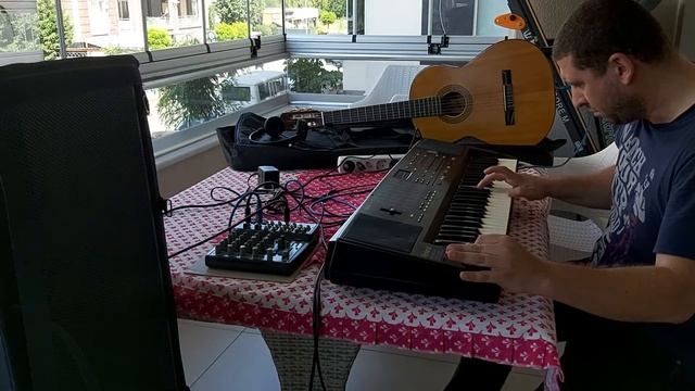 Roland E-40 & Yamaha Dbr 15 ile B74 Tremolo Ud ve B18 Klarnet Deneme смотреть онлайн