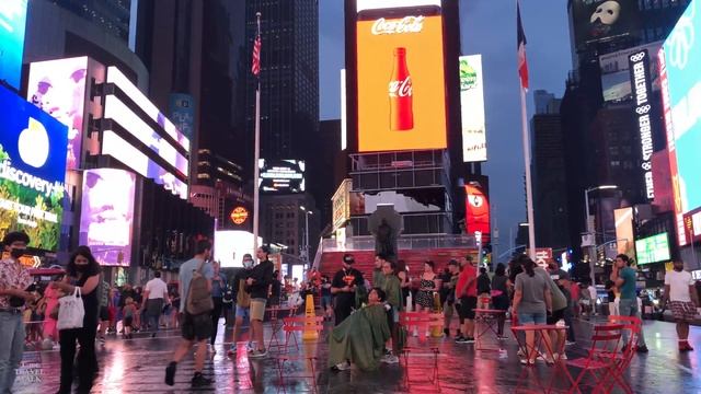 New York City SIGHTS & SOUNDS - TIMES SQUARE Safe to Visit?!【4K】 смотреть онлайн