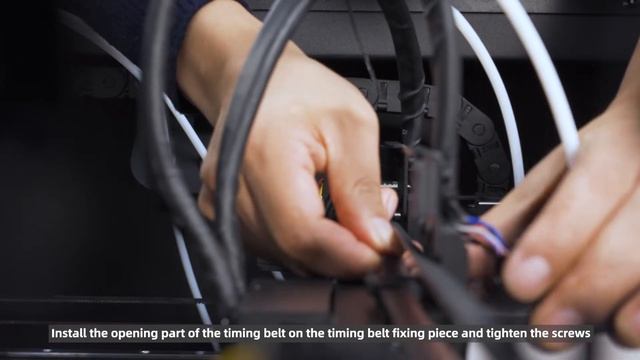 Flashforge Creator 4: How to Adjust and Replace The X-axis Timing Belt(Left) смотреть онлайн