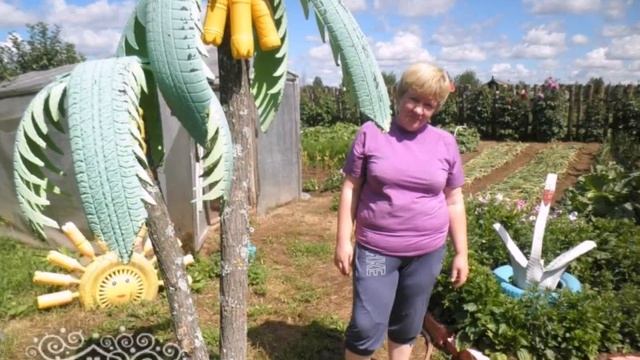 поделки из баллонов для сада своими руками смотреть онлайн