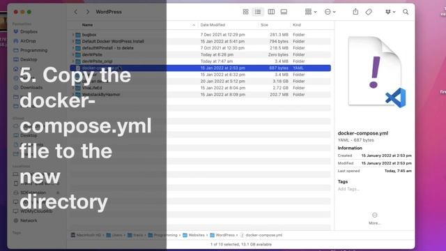 The easy way to Install WordPress on Docker смотреть онлайн