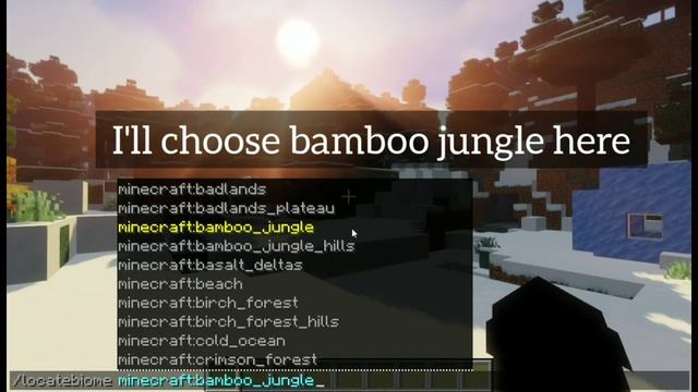 How to Teleport to Another Biome in Minecraft Java Edition смотреть онлайн