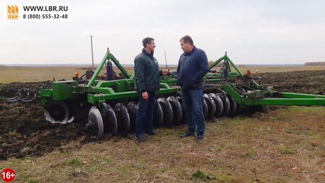 Дискует 70 га в день! Дисковая борона Summers Diamond Disk смотреть онлайн