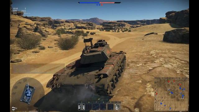 War Thunder #2 M41 walker bulldog смотреть онлайн