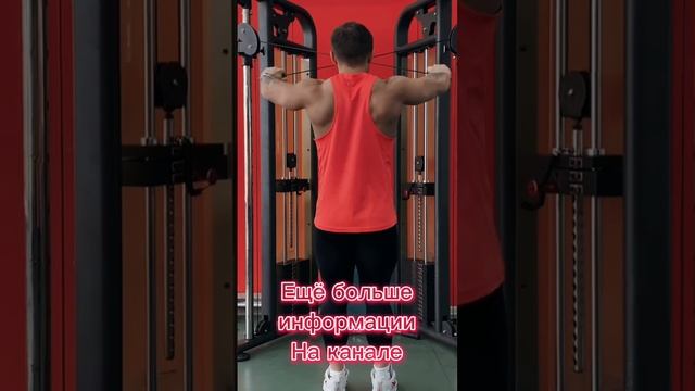 Сделать круглые плечи поможет Упражнение на заднюю дельту ! смотреть онлайн