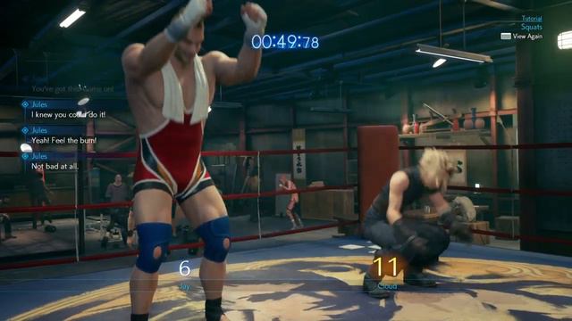 FF7 Remake - Cloud Squat King смотреть онлайн