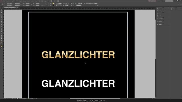 InDesign-Tutorial: Gold in CMYK смотреть онлайн