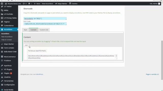 Wordpress accordion plugin - Instalação e utilização. смотреть онлайн