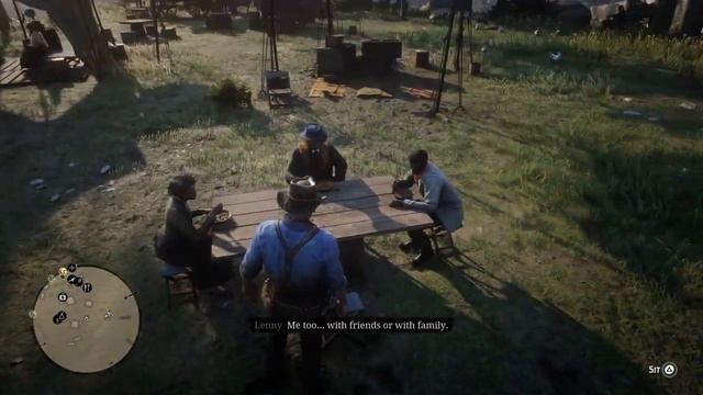 Red Dead Redemption 2 (PS4) - Hosea, Lenny, Tilly and Arthur on How They Would Like to be Buried смотреть онлайн