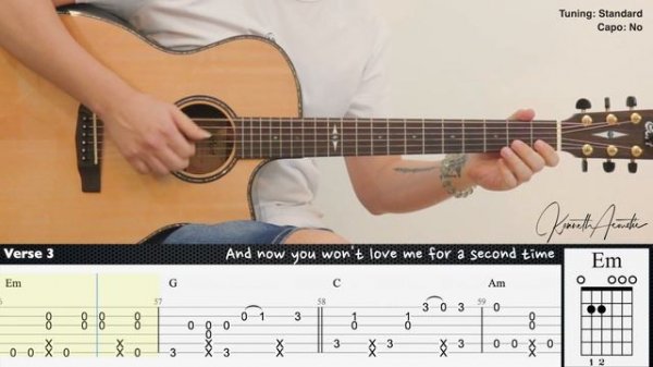 Save Your Tears - The Weeknd | Fingerstyle Guitar | TAB + Chords + Lyrics