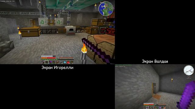 Minecraft Technic Hell [Season 3][Split Screen] (Серия 59) "Немое кино XD" смотреть онлайн