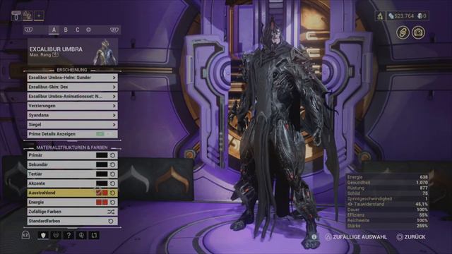 Warframe Excalibur umbra fashion frame смотреть онлайн