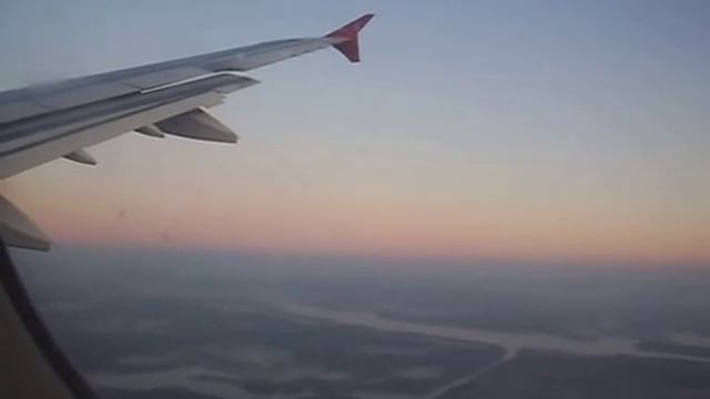 Посадка в Шереметьево. Терминал 1. Landing At Sheremetyevo (SVO).