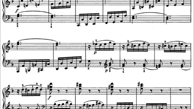 Sonata in F Major, K. 280 (3rd mvmt: Presto) by W.A. Mozart смотреть онлайн