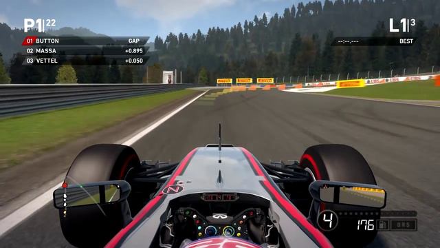 McLaren-Honda MP4-30 F1 2015 Jenson Button | OnBoard Fast Lap | F1 VideoGame MOD смотреть онлайн
