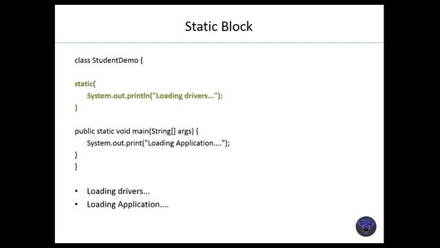 static block in java | OOP 3.1 смотреть онлайн