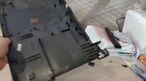 Разбор и замена жёсткого диска на ноутбуке DEXP Aquilon O156 серый