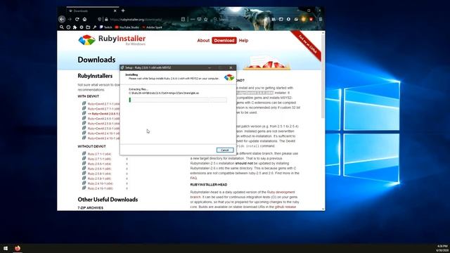 Download/Install Ruby on Windows 10 | Quick & Easy Tutorial 2020 смотреть онлайн