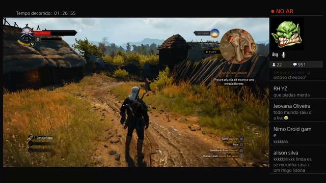 Live The Witcher 3 #5 PS4 ( Dificuldade Marcha da Morte ) смотреть онлайн