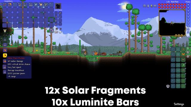 How to Make a Solar Flare Pickaxe in Terraria (Quick Tutorial) смотреть онлайн