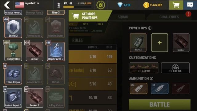 Championship Series Tier 3 Games 7 - 8! - War Machines Tank Shooting Game - imjusbetter смотреть онлайн