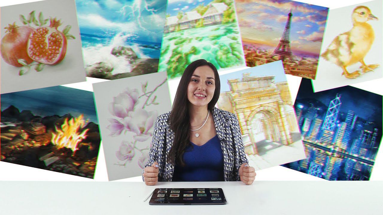 О курсе "Акварель в Procreate" смотреть онлайн