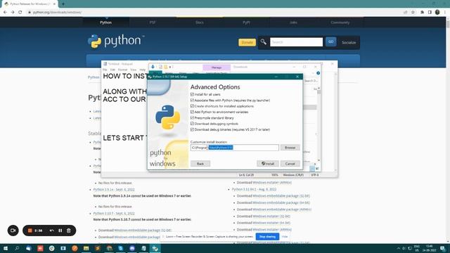 HOW TO INSTALL PYTHON ON WINDOWS 10 смотреть онлайн