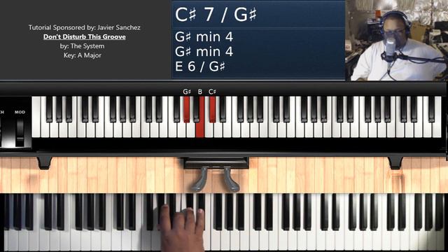 Don't Disturb This Groove (by The System) - Piano Tutorial смотреть онлайн