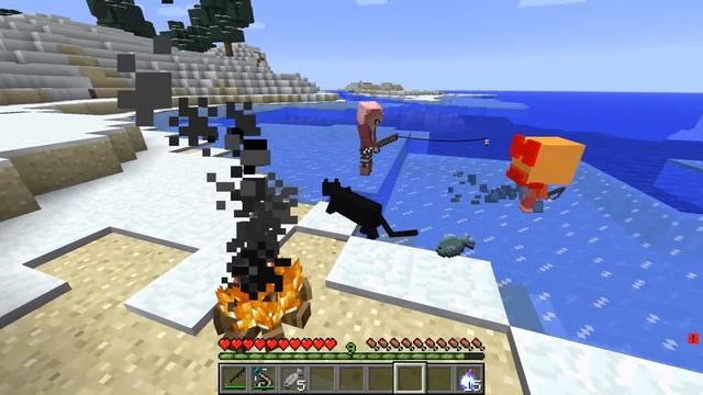 ?Я СТАЛ ДОБРЫМ КОТОМ ПОМОЩНИКОМ В МАЙНКРАФТ! ШЕДИ ЛЕСКА И НУБИК MINECRAFT