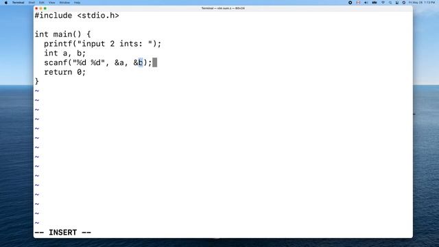C 005: sum of 2 integers смотреть онлайн