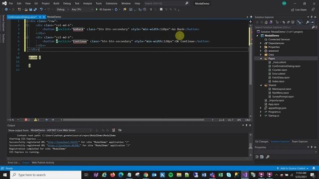 Blazored Modal Confirmation Dialog Basic Hello World Blazor Server Easy Blazor Modal смотреть онлайн