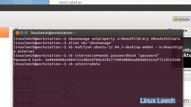 Add User and password authentication to virtualbox vm RDP connection смотреть онлайн