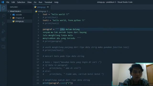 STRING - SERIALIZATION - FILE PATH || Argya Rijal Rafi - PYTHON LEARN смотреть онлайн