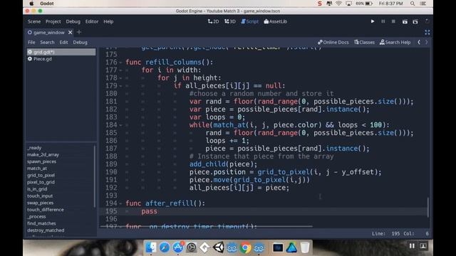 Part 15 - Making a game loop with a state machine: Make a Match 3 game like Candy crush using Godot смотреть онлайн